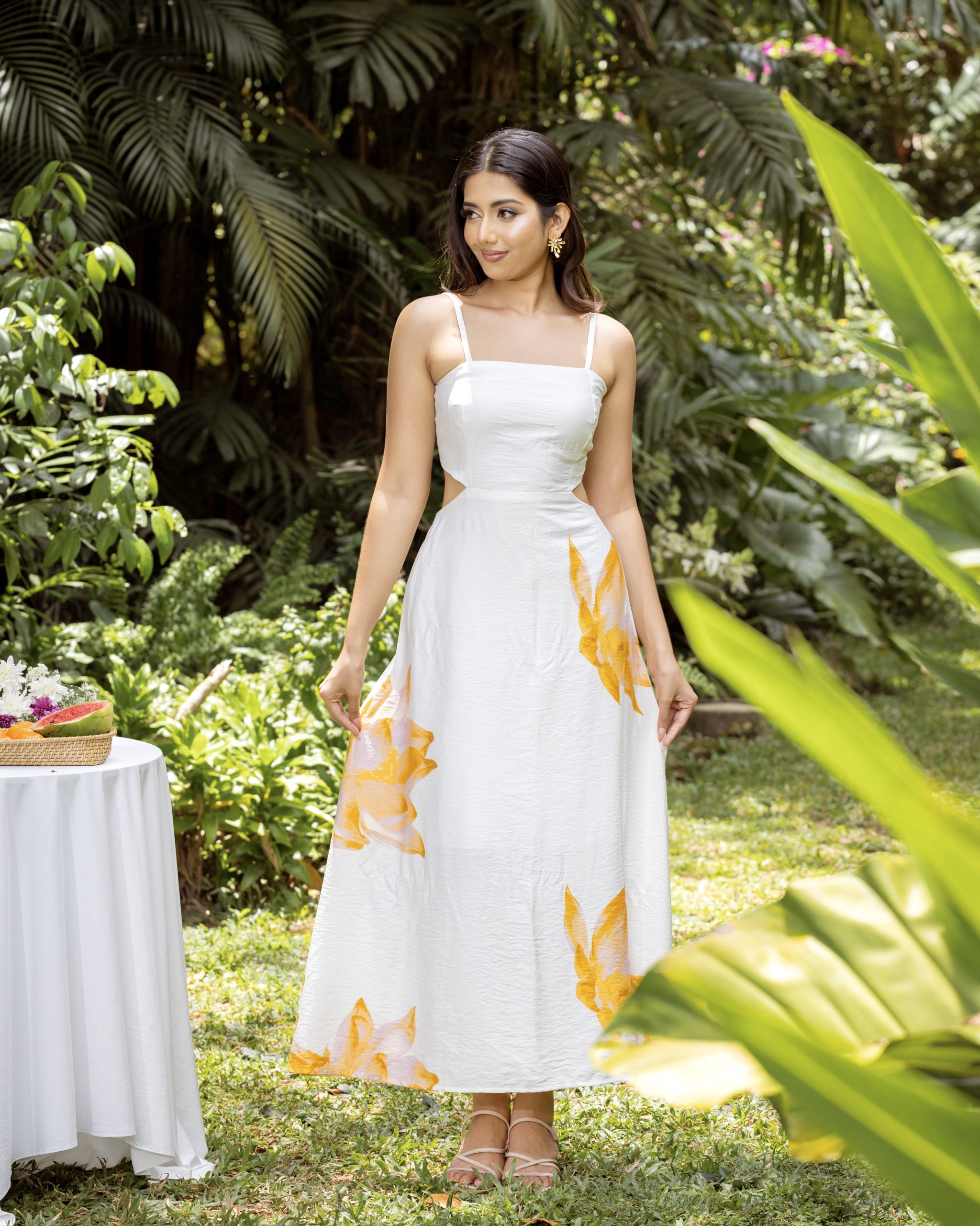 IMG_7615 Amana Waist Detailed Maxi Dress - Image 1