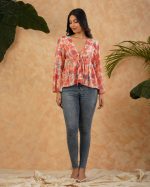 Nellie Front tie-up top - Image 3