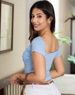 Amira Blue Knot Top - Image 4