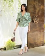 Clover Frill Trim Top - Image 4