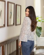 Ivory Front Tie-up Top - Image 3