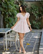 Birdie Crossed Mini Dress - Image 2