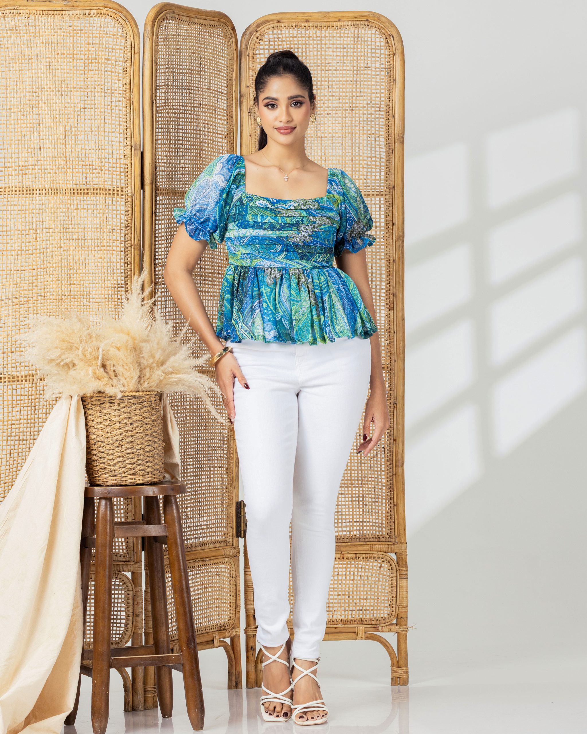 _A5A8245 Aliyah Pleated Top - Image 1